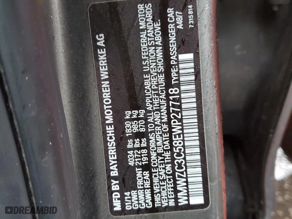 2014 MINI Cooper Countryman S with VIN WMWZC3C58EWP27718, listed as a Copart auction lot 44468325 with 84,531 mi miles and Salvage Title. Bid and sale history available at carsss.com. Image 12.