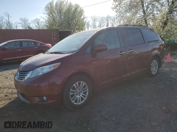 2017 Toyota Sienna XLE Auto Access Seat with VIN 5TDYZ3DC4HS805975, listed as a Copart auction lot 52380405 with 138,276 mi miles and Salvage Title. Bid and sale history available at DreamBid. Image 1.