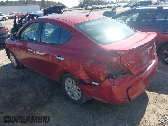 2014 Nissan Versa SV with VIN 3N1CN7AP6EK462276, listed as a IAAI auction lot 41533459 with 138,719 mi miles. Bid and sale history available at carsss.com. Image 3.