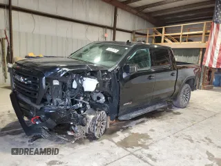 2021 GMC Sierra 1500 AT4 with VIN 1GTP9EEL8MZ447276, listed as a Copart auction lot 45757975 with 70,086 mi miles and Salvage Title. Bid and sale history available at carsss.com. Image 1.