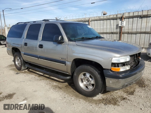 2001 Chevrolet Suburban LT with VIN 3GNEC16T71G125313, listed as a Copart auction lot 42569695 with 317,922 mi miles and Salvage Title. Bid and sale history available at carsss.com. Image 4.