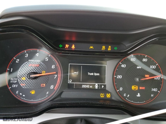 2024 Chevrolet Trax 1RS with VIN KL77LGE21RC069426, listed as a Copart auction lot 44791535 with 29,342 mi miles and Salvage Title. Bid and sale history available at carsss.com. Image 9.