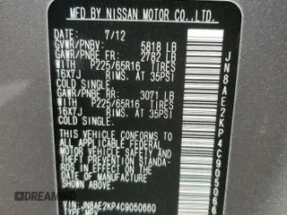 2012 Nissan Quest SL with VIN JN8AE2KP4C9050660, listed as a Copart auction lot 52415055 with 144,011 mi miles and Clean Title. Bid and sale history available at carsss.com. Image 13.