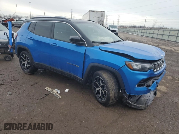 2024 Jeep Compass Limited with VIN 3C4NJDCN9RT112510, listed as a Copart auction lot 45630195 with 2,678 mi miles and Salvage Title. Bid and sale history available at carsss.com. Image 4.