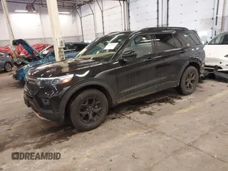 2023 Ford Explorer Timberline with VIN 1FMSK8JH6PGC33402, listed as a IAAI auction lot 41603847 with 19,477 mi miles. Bid and sale history available at carsss.com. Image 2.