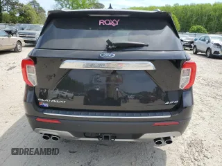 2023 Ford Explorer Platinum with VIN 1FM5K8HC8PGB47242, listed as a Copart auction lot 53545195 with 17,214 mi miles and Salvage title. Bid and sale history available at DreamBid. Image 6.