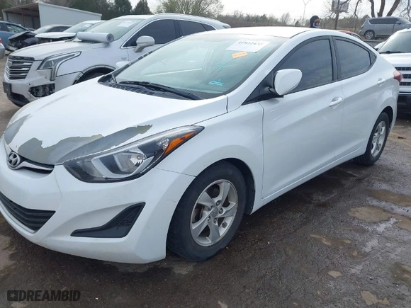 2015 Hyundai Elantra SE with VIN 5NPDH4AE4FH591540, listed as a IAAI auction lot 41822435 with 83,083 mi miles. Bid and sale history available at carsss.com. Image 2.