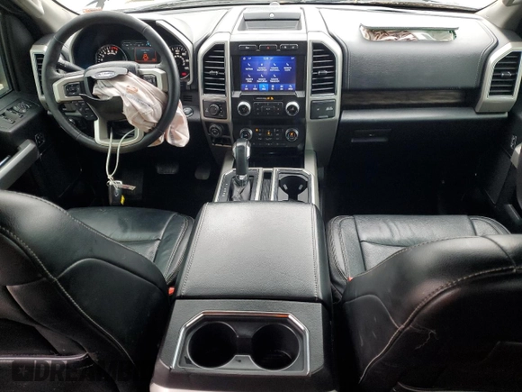 2020 Ford F-150 XL with VIN 1FTEW1E45LKD09638, listed as a Copart auction lot 43833895 with 153,048 mi miles and Salvage Title. Bid and sale history available at carsss.com. Image 8.