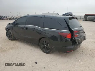 2024 Honda Odyssey Sport with VIN 5FNRL6H78RB046354, listed as a Copart auction lot 44734005 with 10,872 mi miles and Salvage Title. Bid and sale history available at DreamBid. Image 2.