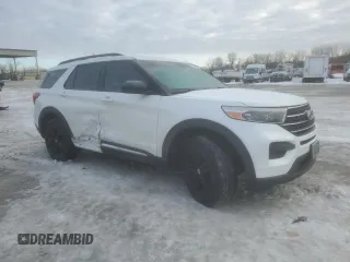 2020 Ford Explorer XLT with VIN 1FMSK8DH0LGB93145, listed as a Copart auction lot 88344115 with 75,877 mi miles and Salvage Title. Bid and sale history available at carsss.com. Image 4.