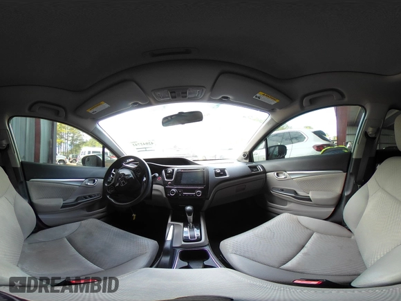 2014 Honda Civic Sedan EX with VIN 2HGFB2F86EH553768, listed as a IAAI auction lot 42042742 with 185,342 mi miles. Bid and sale history available at carsss.com. Image 18.