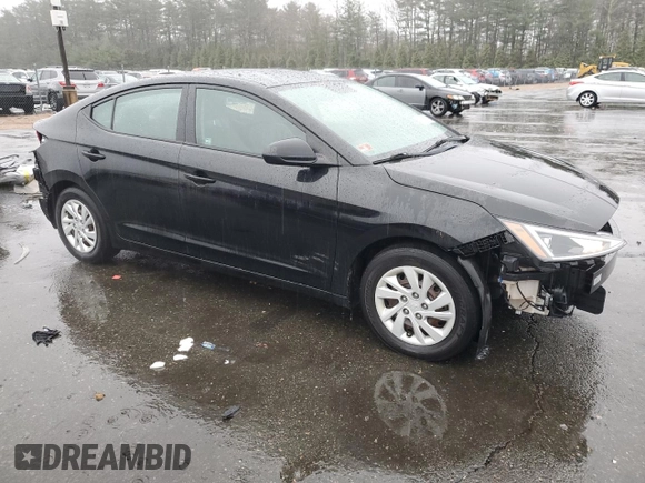 2019 Hyundai Elantra SE with VIN 5NPD74LF7KH459679, listed as a Copart auction lot 49013285 with 106,037 mi miles and Salvage Title. Bid and sale history available at DreamBid. Image 4.
