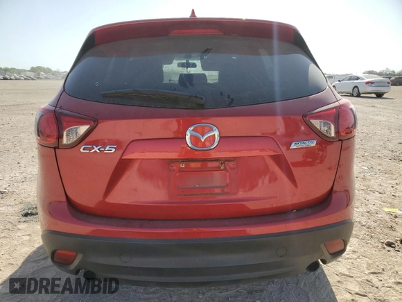 2016 Mazda CX-5 Touring with VIN JM3KE2CYXG0638247, listed as a Copart auction lot 53087305 with 0 mi miles and Salvage Title. Bid and sale history available at carsss.com. Image 6.