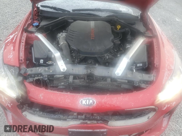 2020 Kia Stinger GT2 with VIN KNAE55LC6L6076511, listed as a Copart auction lot 41895725 with 62,808 mi miles and Salvage Title. Bid and sale history available at carsss.com. Image 11.