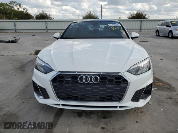 2021 Audi A5 Sportback S line Premium with VIN WAUDACF52MA017768, listed as a Copart auction lot 71008123 with 0 mi miles. Bid and sale history available at carsss.com. Image 5.
