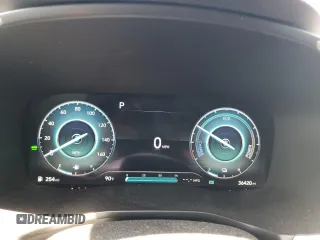 2021 Hyundai Santa Fe Hybrid Blue with VIN KM8S2DA18MU008780, listed as a Copart auction lot 57113624 with 36,420 mi miles and Salvage Title. Bid and sale history available at carsss.com. Image 9.