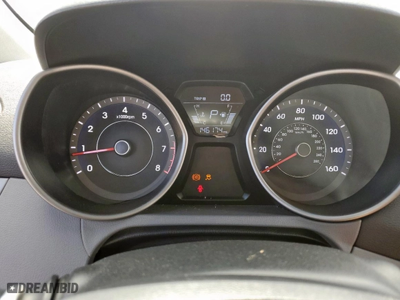 2016 Hyundai Elantra SE with VIN 5NPDH4AE2GH691914, listed as a Copart auction lot 49073265 with 146,174 mi miles and Salvage Title. Bid and sale history available at carsss.com. Image 9.