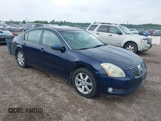 2004 Nissan Maxima SE with VIN 1N4BA41E34C916043, listed as a IAAI auction lot 42504275 with 168,377 mi miles and . Bid and sale history available at DreamBid. Image 1.