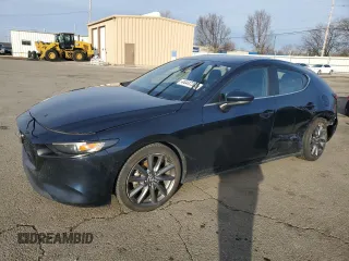 2019 Mazda 3 with VIN JM1BPALM3K1108909, listed as a Copart auction lot 44447385 with 109,442 mi miles and Salvage Title. Bid and sale history available at DreamBid. Image 1.