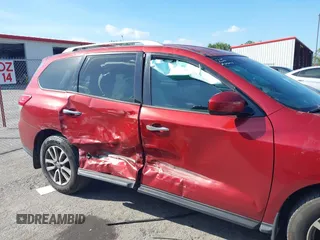 2016 Nissan Pathfinder S with VIN 5N1AR2MN7GC600949, listed as a IAAI auction lot 41261906 with 173,787 mi miles and . Bid and sale history available at DreamBid. Image 6.