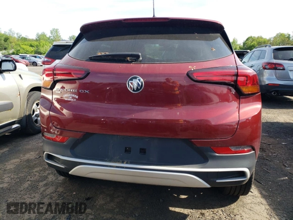 2022 Buick Encore GX Preferred z VIN KL4MMCSL9NB140827, wystawiony jako Copart lot #56158865 z przebiegiem 56 628 mil mil oraz Szkoda całkowita • Salvage title. Historia ofert i sprzedaży dostępna na DreamBid. Obrazek 6.