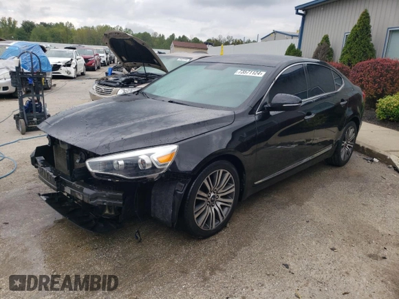 2014 Kia Cadenza Premium with VIN KNALN4D77E5142317, listed as a Copart auction lot 73571124 with 158,794 mi miles and Non Repairable. Bid and sale history available at carsss.com. Image 1.