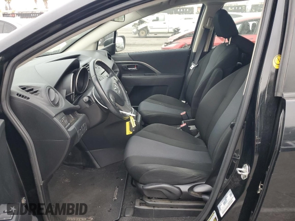 2015 Mazda 5 Touring with VIN JM1CW2CL8F0191186, listed as a Copart auction lot 57846745 with 87,789 mi miles and Salvage title. Bid and sale history available at DreamBid. Image 7.