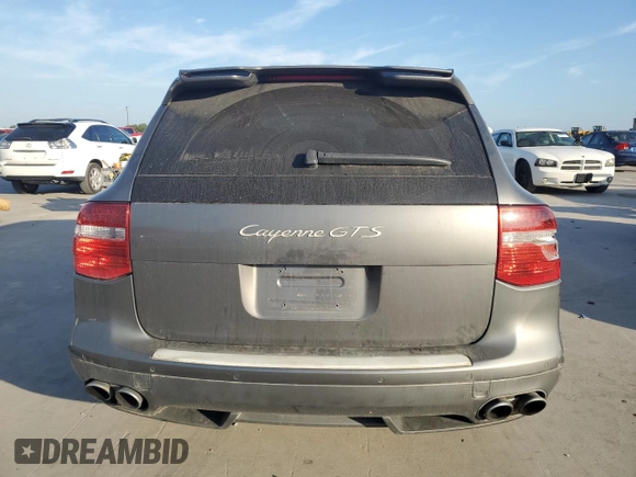 2008 Porsche Cayenne GTS with VIN WP1AD29P08LA74368, listed as a Copart auction lot 72423554 with 236,693 mi miles and Salvage title. Bid and sale history available at DreamBid. Image 6.