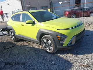 2024 Hyundai Kona SEL with VIN KM8HB3AB4RU056670, listed as a IAAI auction lot 41781071 with 17,022 mi miles. Bid and sale history available at carsss.com. Image 1.