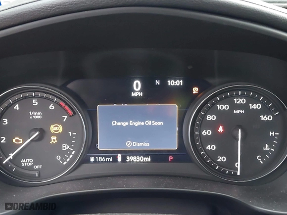2020 Cadillac XT4 FWD Premium Luxury with VIN 1GYFZCR48LF142955, listed as a IAAI auction lot 41255161 with 39,830 mi miles. Bid and sale history available at carsss.com. Image 7.