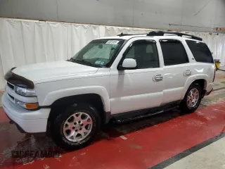 2006 Chevrolet Tahoe Z71 with VIN 1GNEK13Z16R136830, listed as a Copart auction lot 43001855 with 123,534 mi miles and Salvage Title. Bid and sale history available at carsss.com. Image 1.