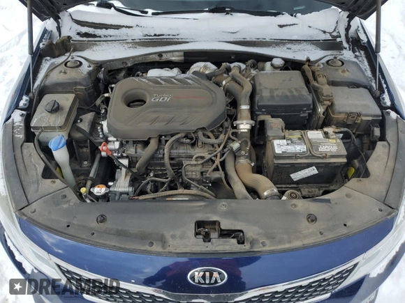 2016 Kia Optima SX Turbo with VIN 5XXGW4L2XGG041293, listed as a Copart auction lot 44734105 with 114,228 mi miles and Salvage Title. Bid and sale history available at carsss.com. Image 11.