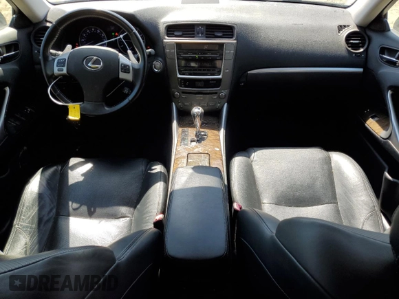 2013 Lexus IS 250 with VIN JTHCF5C25D2036068, listed as a Copart auction lot 52014305 with 130,819 mi miles and Salvage Title. Bid and sale history available at carsss.com. Image 8.