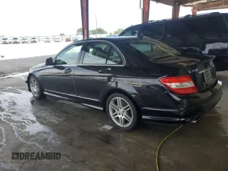 2009 Mercedes-Benz C 350 Sport with VIN WDDGF56X99R055446, listed as a Copart auction lot 45384885 with 211,526 mi miles and Salvage title. Bid and sale history available at DreamBid. Image 2.