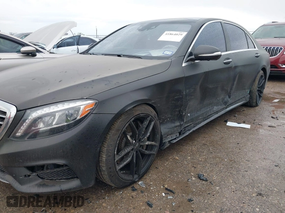 2015 Mercedes-Benz S 550 with VIN WDDUG8CB8FA131050, listed as a IAAI auction lot 41864029 with 82,324 mi miles and . Bid and sale history available at DreamBid. Image 6.