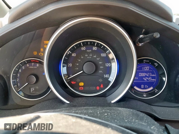 2015 Honda Fit EX-L with VIN 3HGGK5H87FM701089, listed as a Copart auction lot 54057335 with 88,423 mi miles and Salvage title. Bid and sale history available at DreamBid. Image 9.
