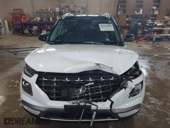 2023 Hyundai Venue Limited with VIN KMHRC8A39PU235419, listed as a IAAI auction lot 41851600 with 24,803 mi miles and . Bid and sale history available at DreamBid. Image 12.