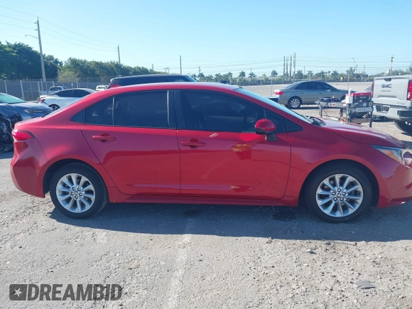 2021 Toyota Corolla LE with VIN JTDVPMAE7MJ145782, listed as a IAAI auction lot 41833267 with 53,296 mi miles. Bid and sale history available at carsss.com. Image 13.