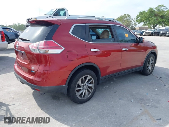 2014 Nissan Rogue SV with VIN 5N1AT2MT6EC780907, listed as a IAAI auction lot 41884181 with Not Provided miles and . Bid and sale history available at carsss.com. Image 4.