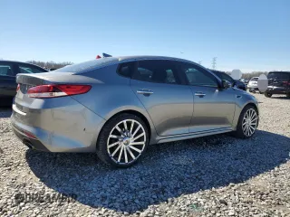 2018 Kia Optima LX with VIN 5XXGT4L34JG193319, listed as a Copart auction lot 47894445 with 122,077 mi miles and Salvage Title. Bid and sale history available at carsss.com. Image 3.