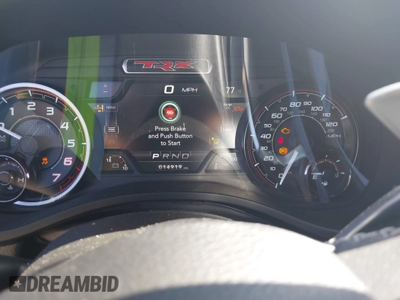 2022 Ram 1500 TRX with VIN 1C6SRFU95NN346475, listed as a IAAI auction lot 39200422 with 14,919 mi miles and . Bid and sale history available at DreamBid. Image 15.