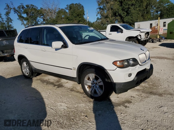 2006 BMW X5 4.4i with VIN 5UXFB53536LV25374, listed as a Copart auction lot 80664864 with 89,897 mi miles and Salvage Title. Bid and sale history available at carsss.com. Image 4.