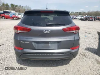 2018 Hyundai Tucson SE with VIN KM8J23A47JU801550, listed as a Copart auction lot 48993855 with 81,512 mi miles and Salvage Title. Bid and sale history available at carsss.com. Image 6.