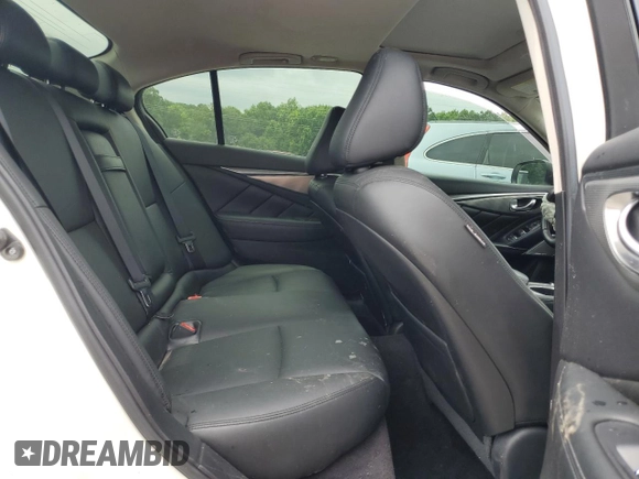 2017 Infiniti Q50 Premium with VIN JN1EV7AP3HM732884, listed as a Copart auction lot 60314675 with 75,597 mi miles and Salvage title. Bid and sale history available at DreamBid. Image 10.