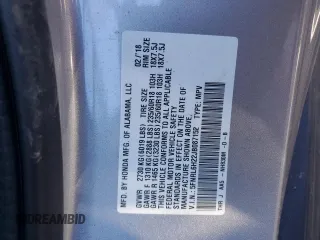 2018 Honda Odyssey LX with VIN 5FNRL6H22JB087152, listed as a Copart auction lot 76754974 with 73,057 mi miles and Salvage Title. Bid and sale history available at carsss.com. Image 14.