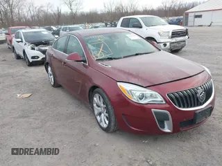 2016 Buick Regal GS with VIN 2G4GV5GX1G9199152, listed as a IAAI auction lot 41347109 with 85,614 mi miles. Bid and sale history available at carsss.com. Image 1.