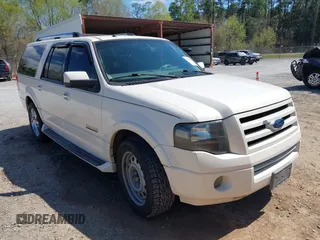 2007 Ford Expedition EL Limited with VIN 1FMFK19507LA18415, listed as a IAAI auction lot 41789617 with 219,455 mi miles. Bid and sale history available at carsss.com. Image 1.