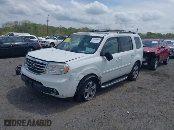 2014 Honda Pilot EX-L with VIN 5FNYF3H50EB005811, listed as a IAAI auction lot 42115804 with 216,033 mi miles and . Bid and sale history available at DreamBid. Image 17.
