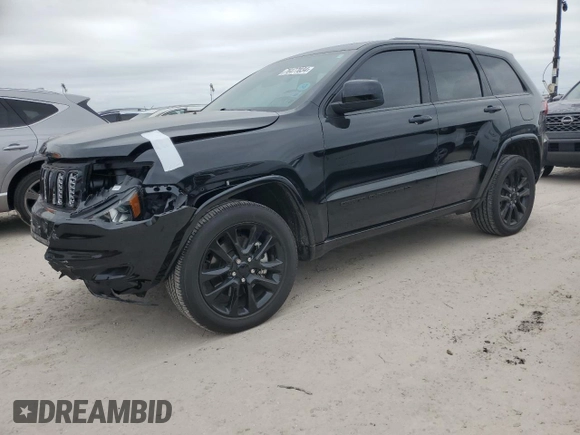 2022 Jeep Grand Cherokee WK Laredo X with VIN 1C4RJFAG9NC146745, listed as a Copart auction lot 76477034 with 19,793 mi miles and Salvage Title. Bid and sale history available at carsss.com. Image 1.