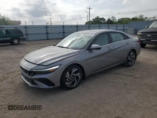 2024 Hyundai Elantra Limited z VIN KMHLN4DJ9RU105243, wystawiony jako Copart lot #52852185 z przebiegiem 11 927 mil mil oraz Nie do naprawy • Non repairable. Historia ofert i sprzedaży dostępna na DreamBid. Obrazek 1.
